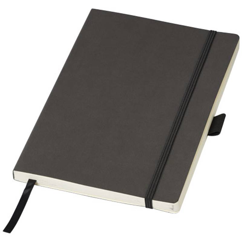 Linkovaný zápisník A5, PU kůže, černá Linkovaný zápisník A5, PU kůže, černá